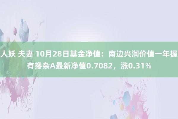 人妖 夫妻 10月28日基金净值：南边兴润价值一年握有搀杂A最新净值0.7082，涨0.31%