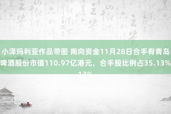 小泽玛利亚作品带图 南向资金11月28日合手有青岛啤酒股份市值110.97亿港元，合手股比例占35.13%