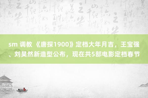 sm 调教 《唐探1900》定档大年月吉，王宝强、刘昊然新造型公布，现在共5部电影定档春节