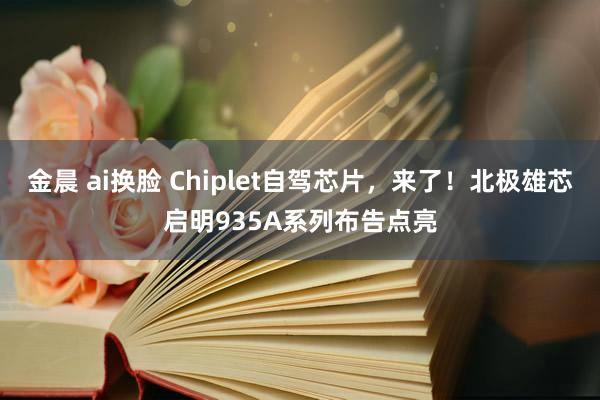 金晨 ai换脸 Chiplet自驾芯片，来了！北极雄芯启明935A系列布告点亮