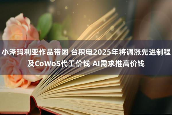 小泽玛利亚作品带图 台积电2025年将调涨先进制程及CoWoS代工价钱 AI需求推高价钱